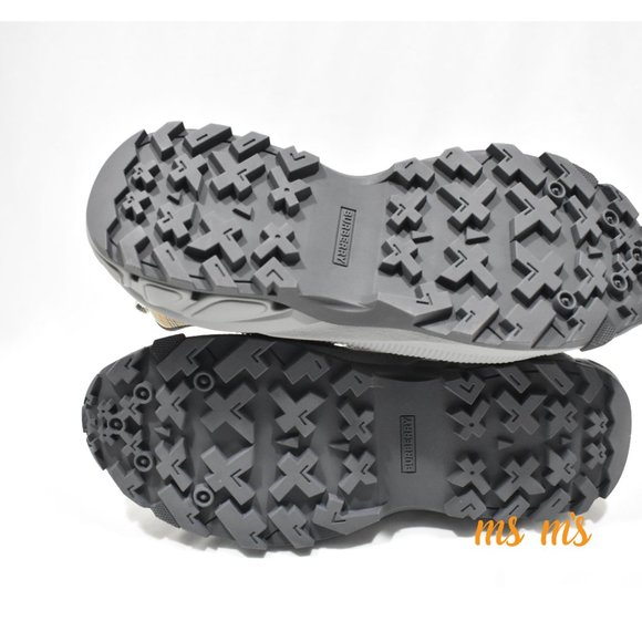 NIB BURBERRY Arthur Check PRINT Caged Chunky Sneakers - Picture 7 of 8